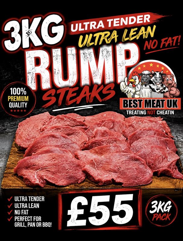3kg of fresh Irish nature  PRIME RUMP