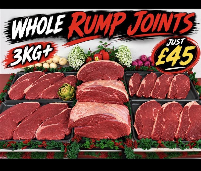 3kg WHOLE rump joint 