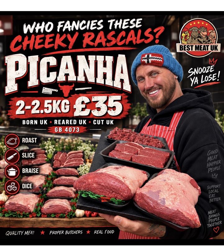2-2.5kg picanha rump
