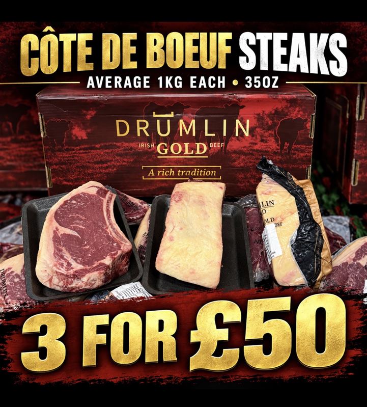 3 x cote de boeuf STEAKS