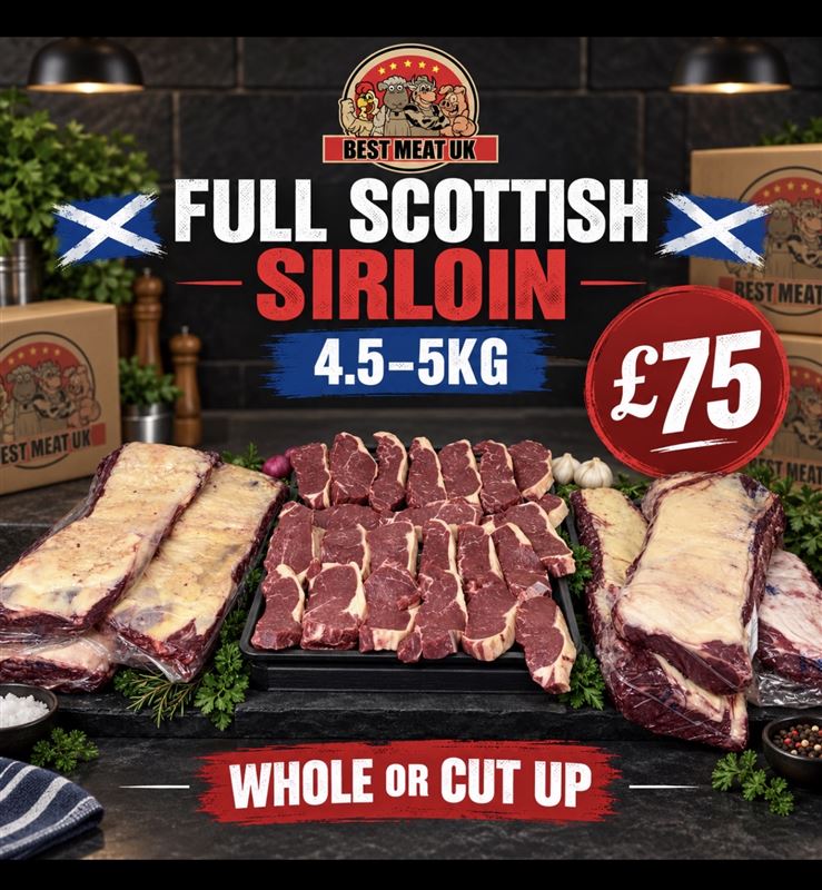 4.5-5kg full Scottish sirloins 