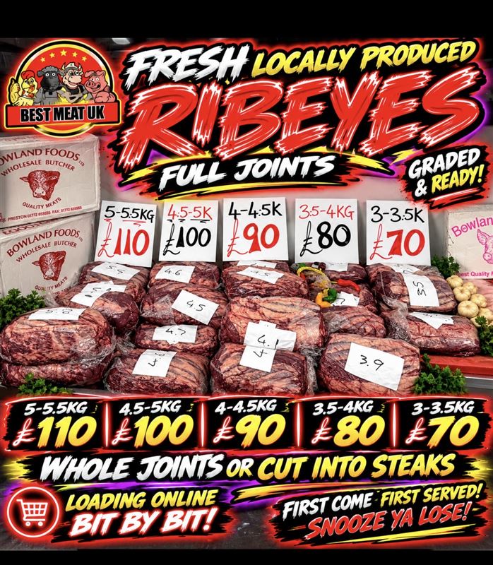 FULL RIBEYE 3kg -3.5kg 